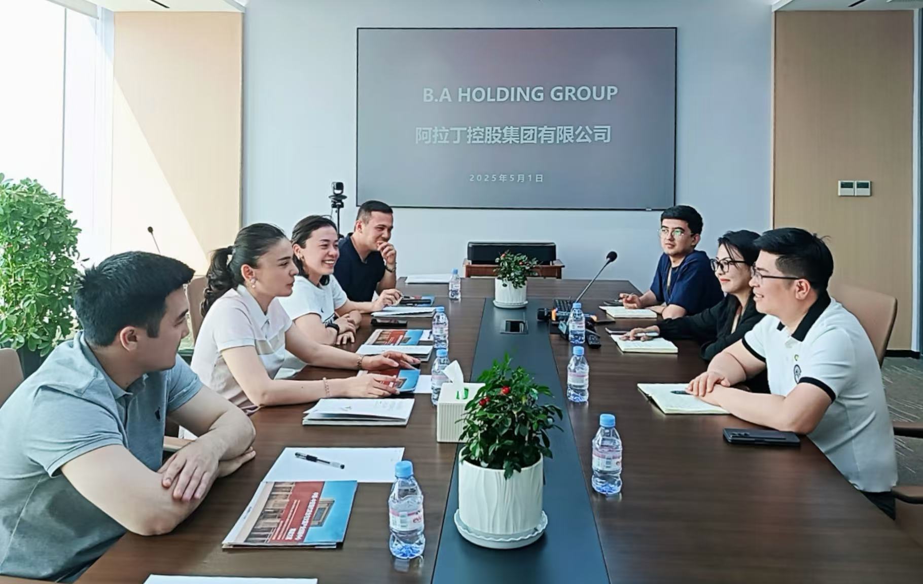 烏茲別克斯坦B.A集團到訪阿拉丁集團