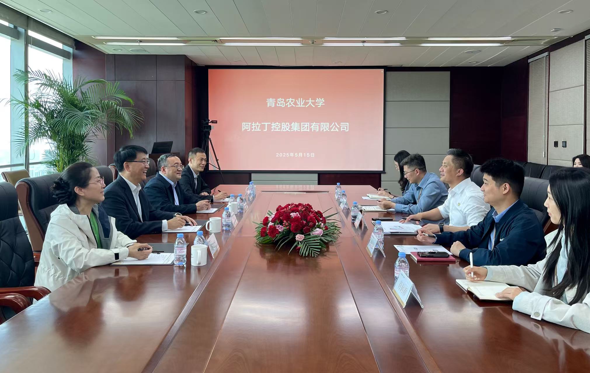 阿拉丁與青島農(nóng)大共商現(xiàn)代農(nóng)業(yè)科研與實踐轉化 阿拉丁與青島農(nóng)大共商現(xiàn)代農(nóng)業(yè)科研與實踐轉化